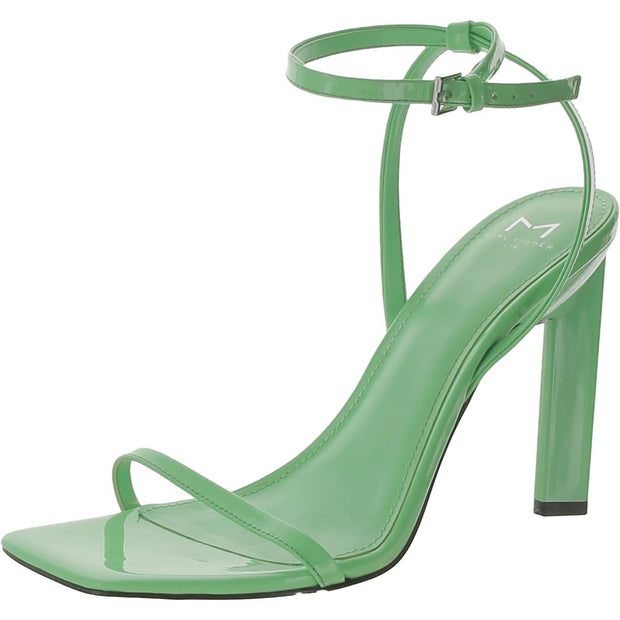 Arthur Womens Patent Leather Ankle Strap Heels