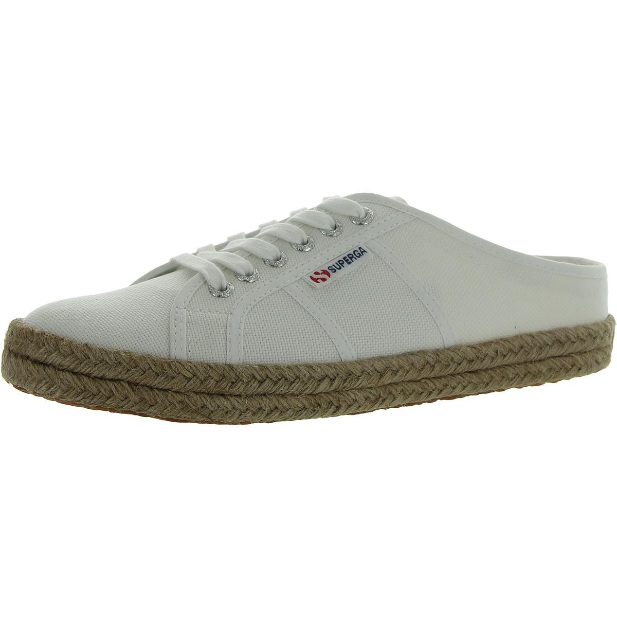 ROPE Womens Round toe Lace Up Mules