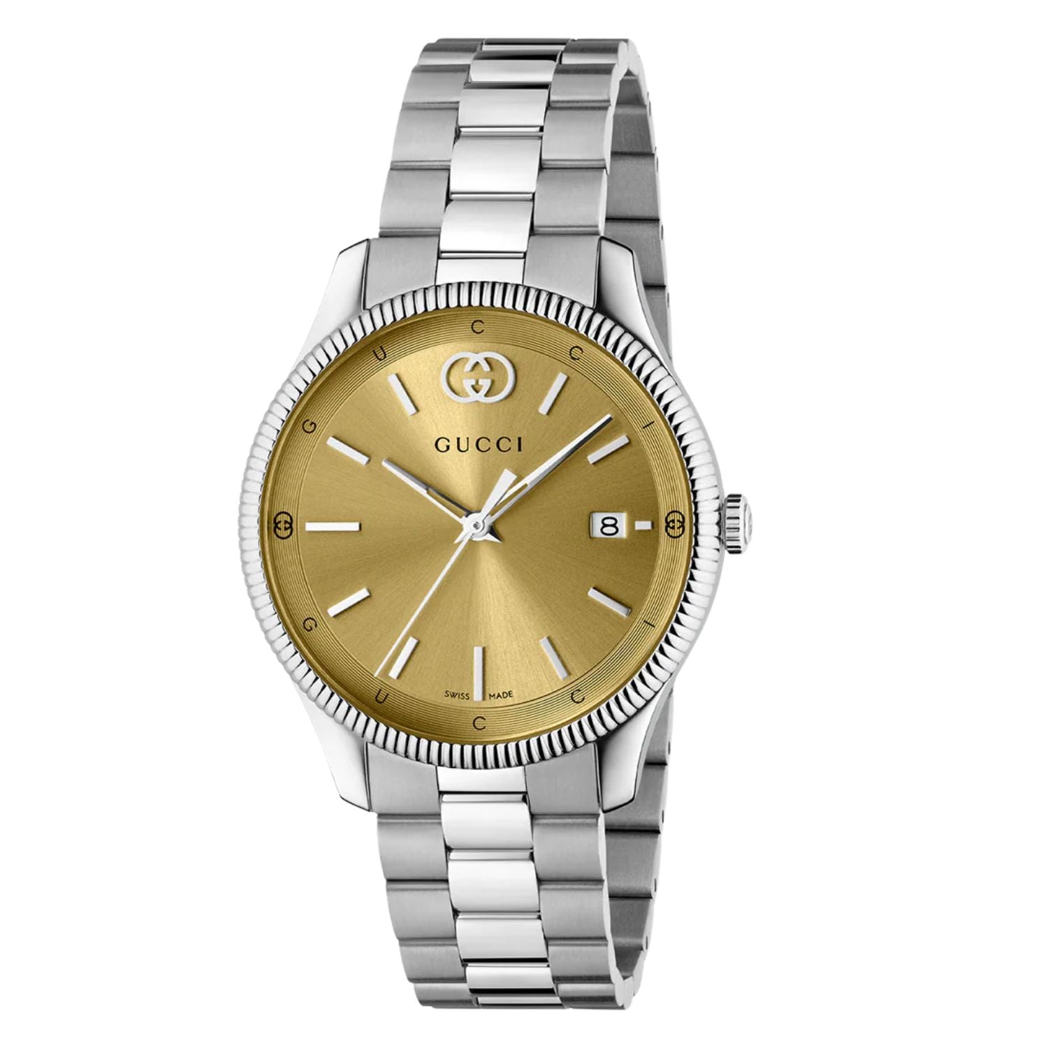 Gucci Gucci Women's Classic Gold Dial Watch - YA1264234