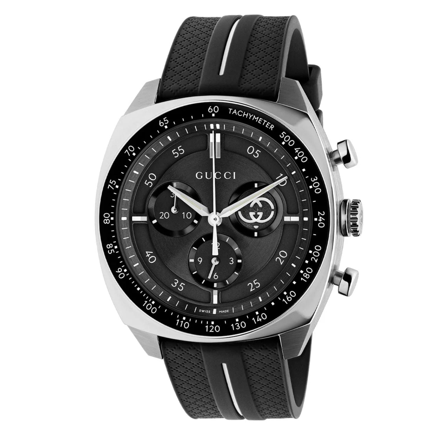 Gucci Men's Classic Black Dial Watch - YA142320