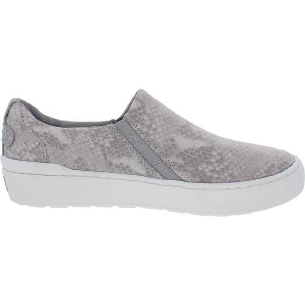 Do It Right Womens Faux Suede Lifestyle Slip-On Sneakers