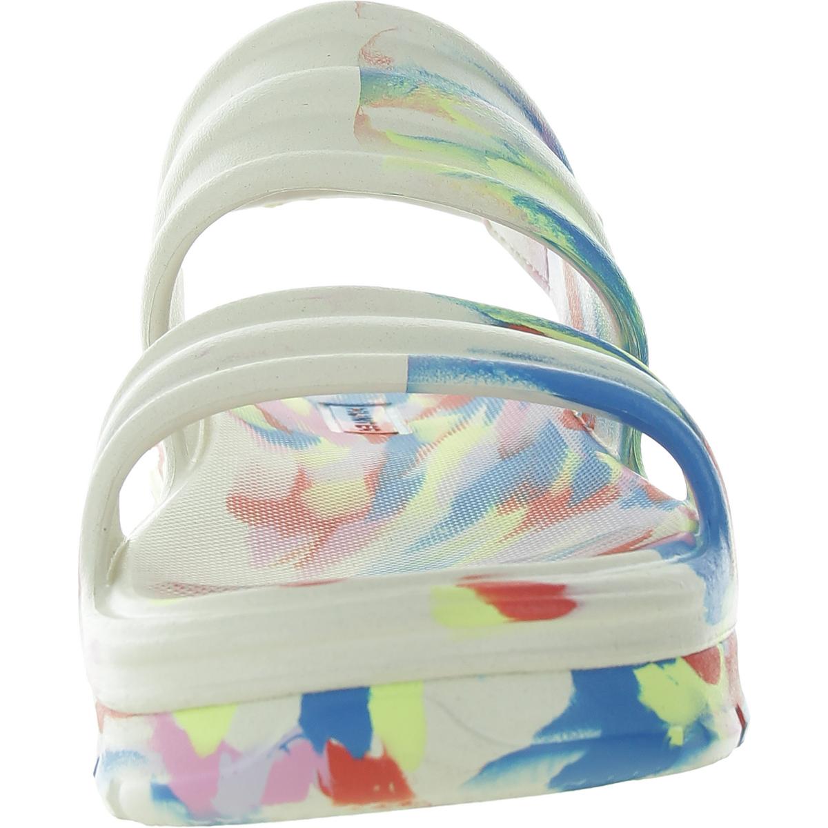 W BLOOM ALGAE FOAM MARBLE SANDAL Womens Laceless Man Made Strappy Sandals