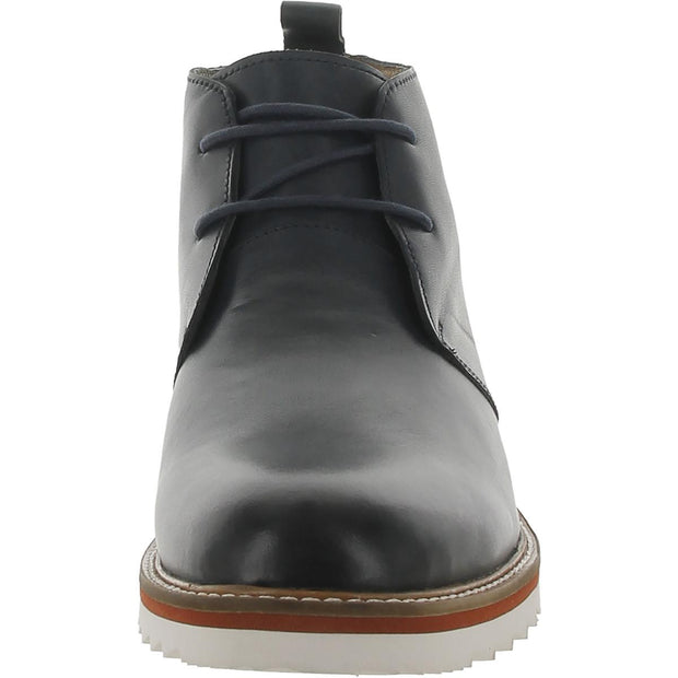 Lewis Mens Leather Ankle Chukka Boots