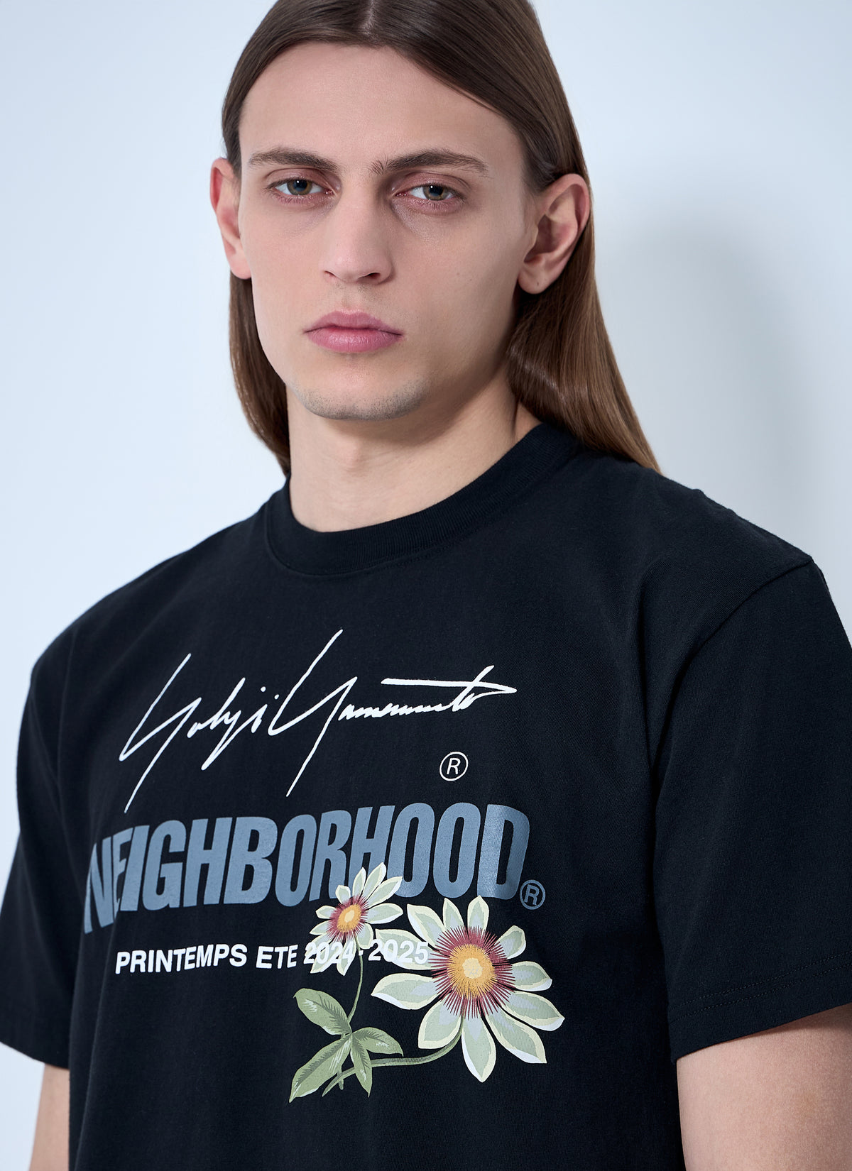 Yohji Yamamoto Men Logo Motif T-Shirt