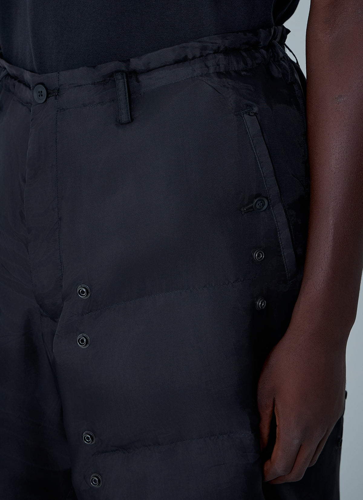 Yohji Yamamoto Men Padded Shorts