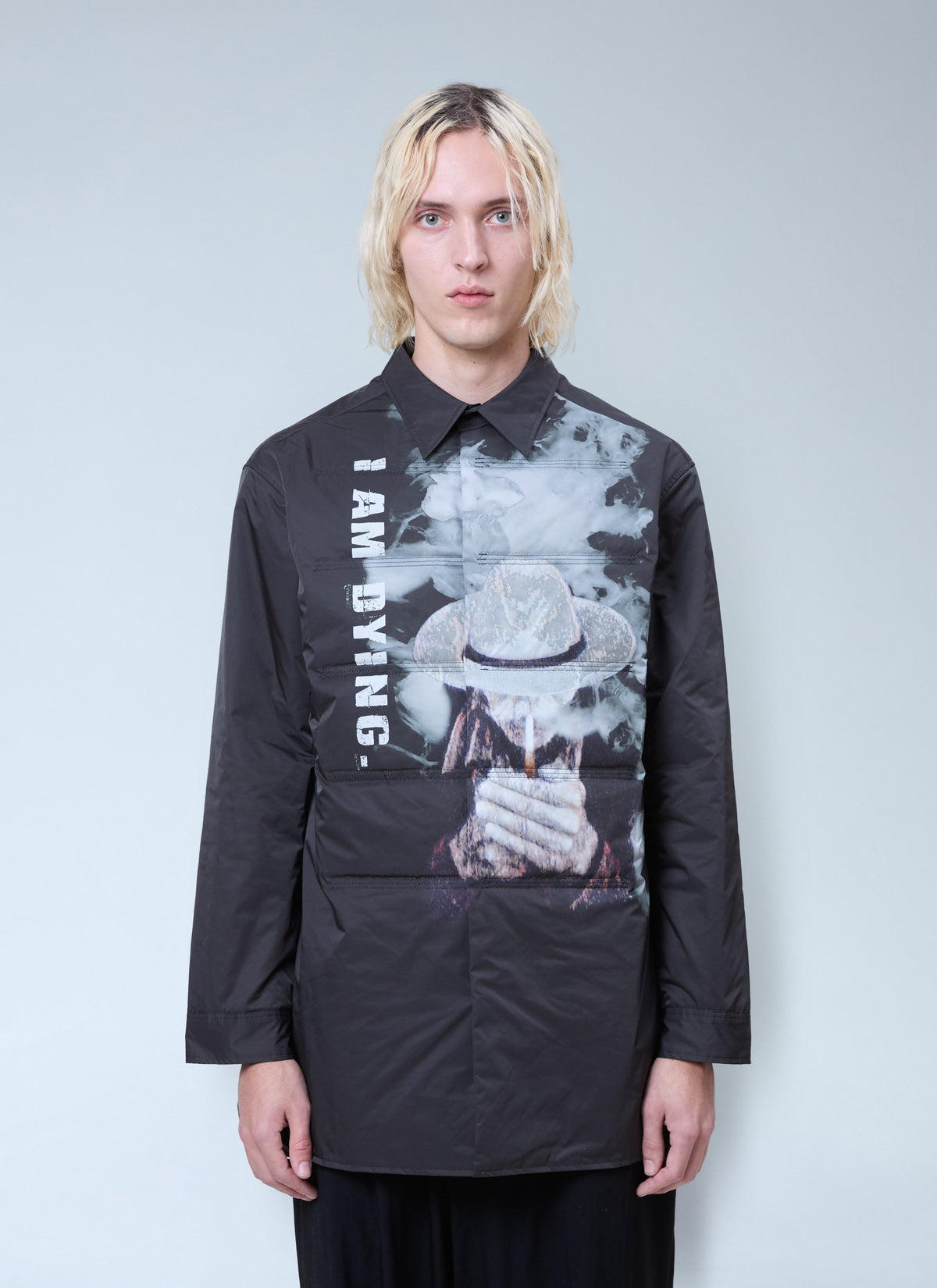 Yohji Yamamoto Yohji Yamamoto Men Printed Padded Shirt