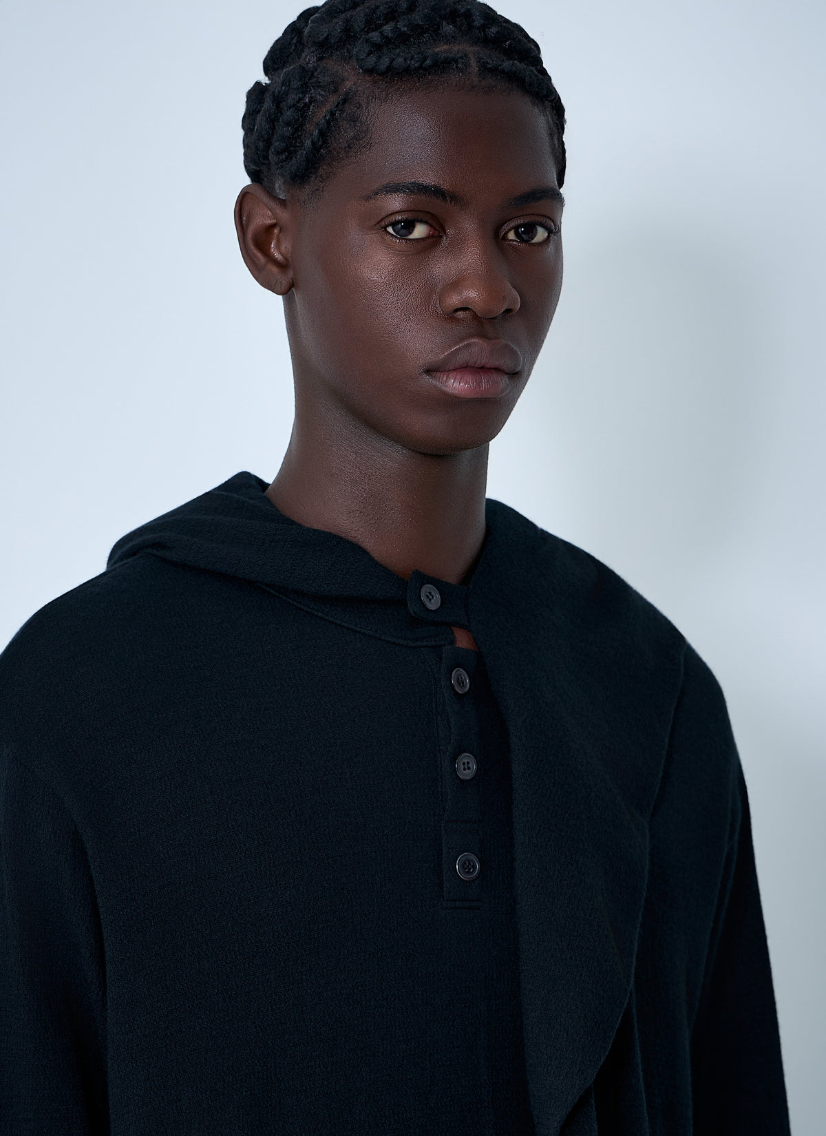 Yohji Yamamoto Men Hooded Sweater