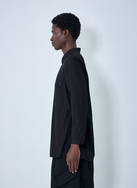 Yohji Yamamoto Men Chain Stitch Broad Zip Open Blouse