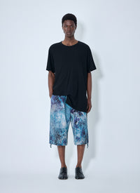 Yohji Yamamoto Men Diorama Jersey Asymmetry Hem T-Shirt