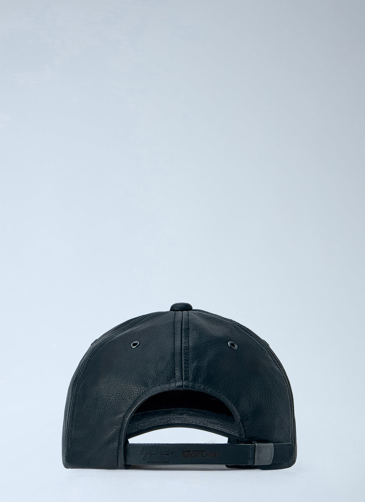 Yohji Yamamoto Men Leather Baseball Cap