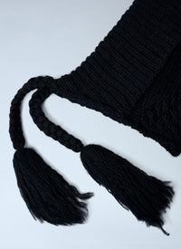 Yohji Yamamoto Women Aran Hooded Hat