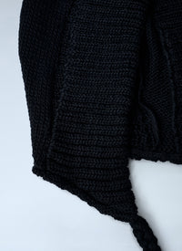 Yohji Yamamoto Women Aran Hooded Hat