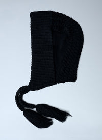 Yohji Yamamoto Women Aran Hooded Hat