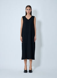 Yohji Yamamoto Women Double Knit Midi Dress