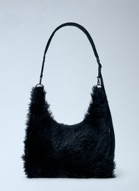 Yohji Yamamoto Women 3 Way Shoulder Strap Fur Bag