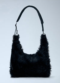 Yohji Yamamoto Women 3 Way Shoulder Strap Fur Bag