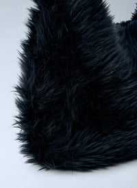 Yohji Yamamoto Women 3 Way Shoulder Strap Fur Bag