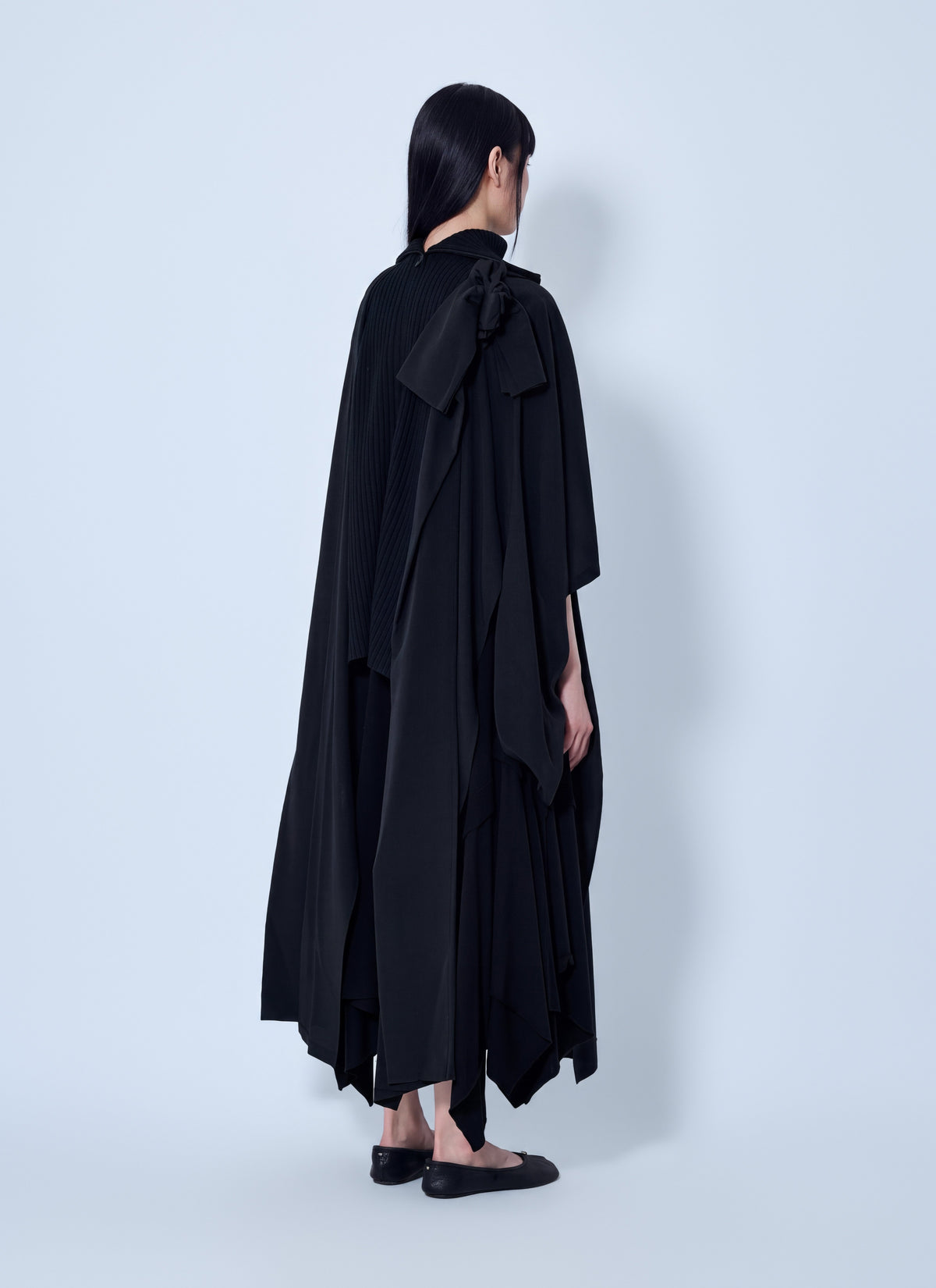 Yohji Yamamoto Women Knit Combi Kimono Coat