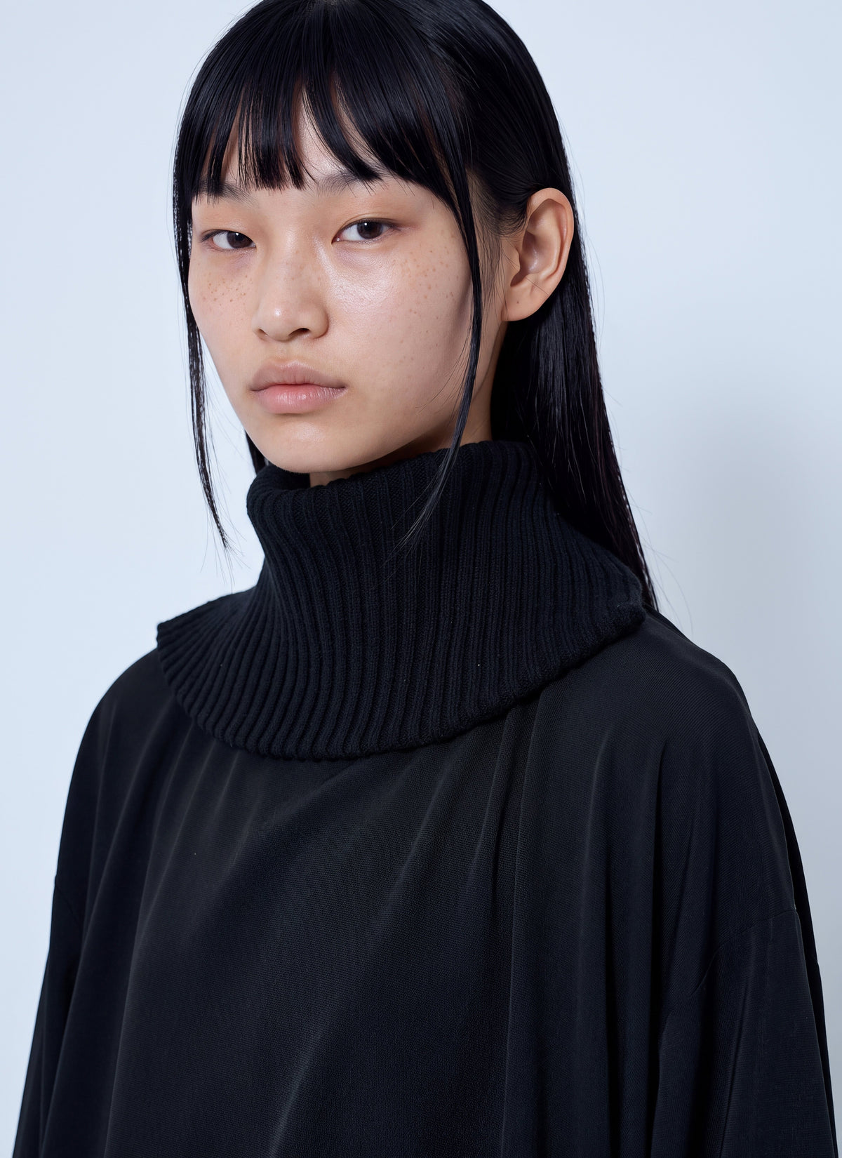 Yohji Yamamoto Women Knit Combi Kimono Coat