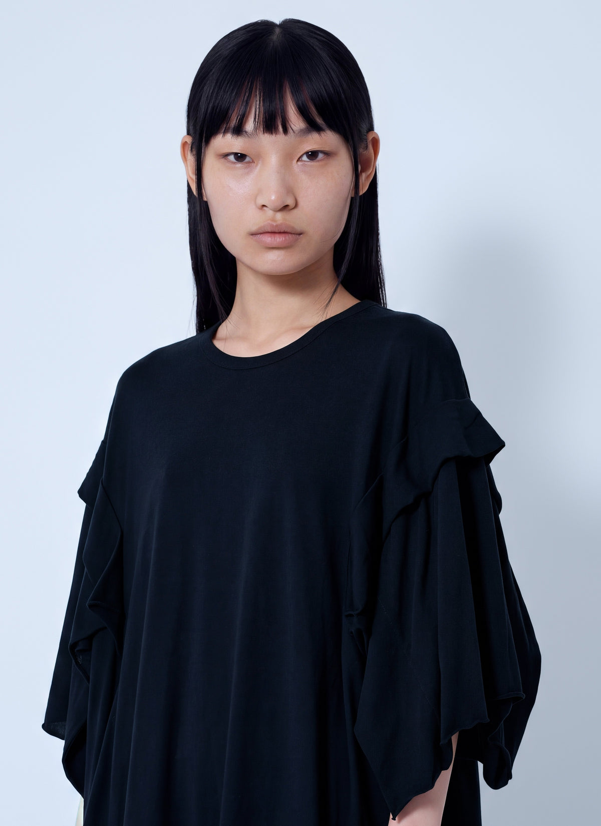 Yohji Yamamoto Women Draped Long Sleeve T-Shirt