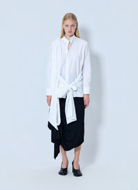 Yohji Yamamoto Women Draped Blouse
