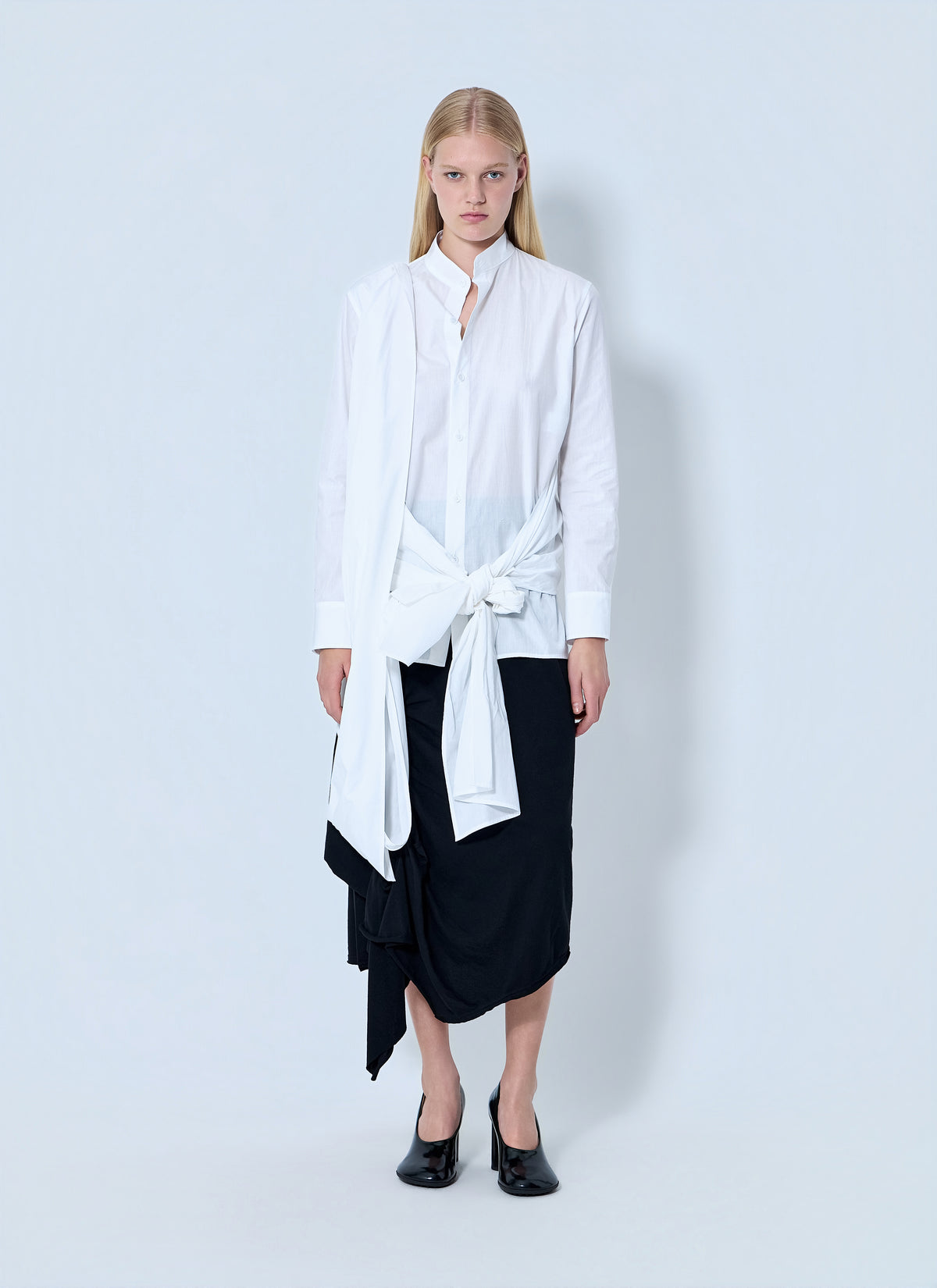 Yohji Yamamoto Women Draped Blouse