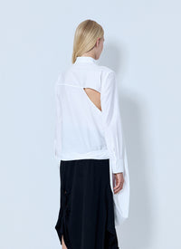 Yohji Yamamoto Women Draped Blouse