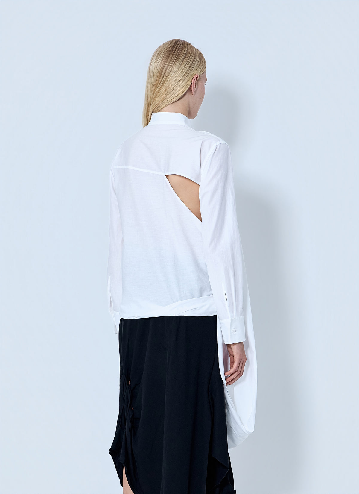 Yohji Yamamoto Women Draped Blouse
