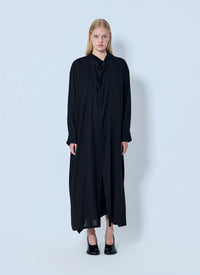 Yohji Yamamoto Women Backside Slit Long Coat