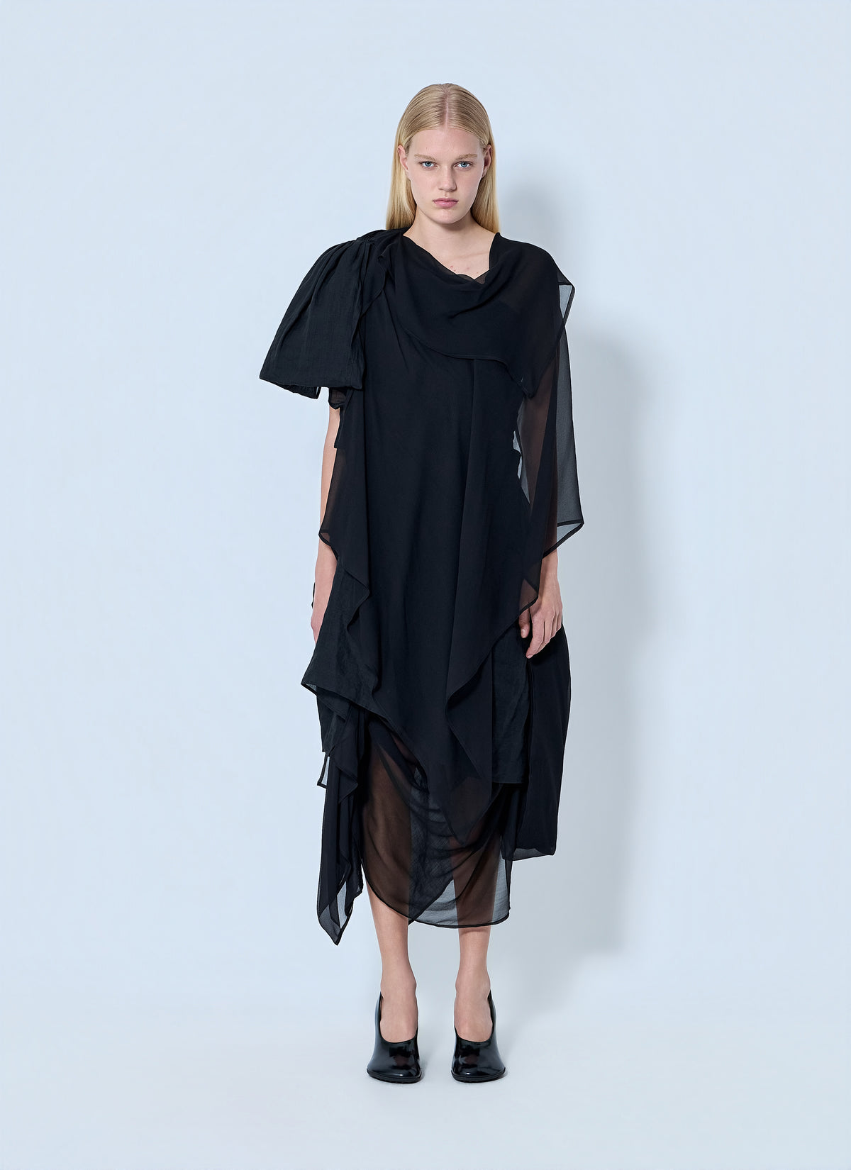 Yohji Yamamoto Women Asymmetric Layered Dress