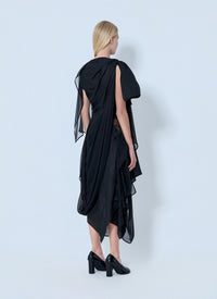 Yohji Yamamoto Women Asymmetric Layered Dress