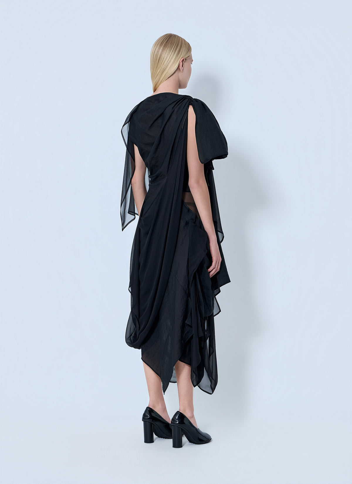 Yohji Yamamoto Women Asymmetric Layered Dress