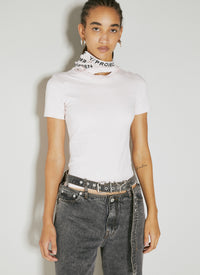 Y/Project Y/Project Women Triple Collar Fitted T-Shirt