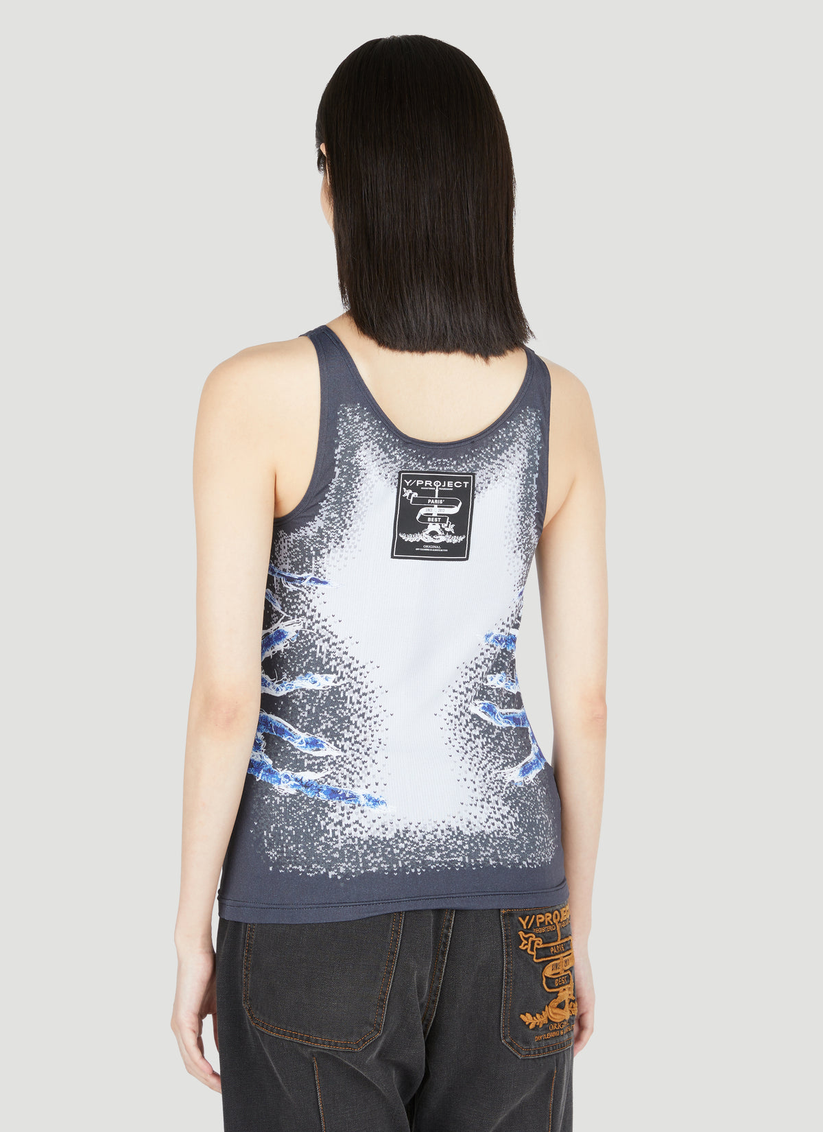 Y/Project Y/Project Women Whisker Print Tank Top