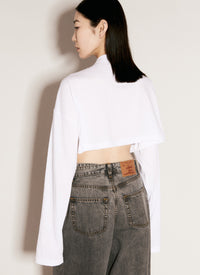 Y/Project Y/Project Women Scrunched Logo Print T-Shirt