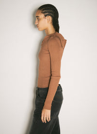 Y/Project Women Pinched Shoulder Rib Sweater