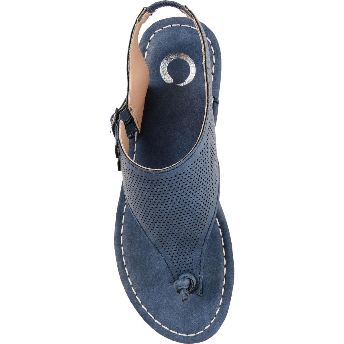 Mckell Womens Buckle Wedge Sandals
