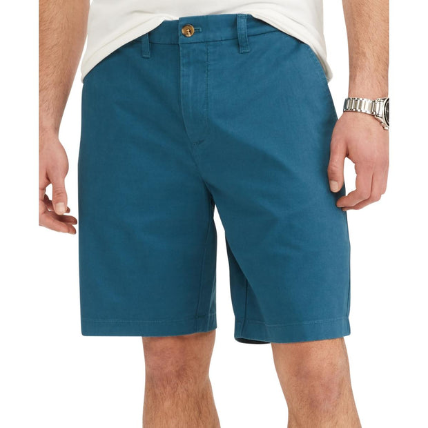 Mens Stretch Mid Rise Casual Shorts