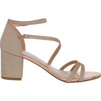 Bella Womens Glitter Heels