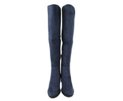 Stuart Weitzman Women's Allserve Nice Blue Suede Knee Boot