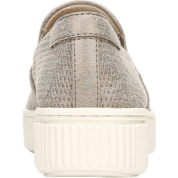 Tia Womens Faux Leather Comfort Slip-On Sneakers