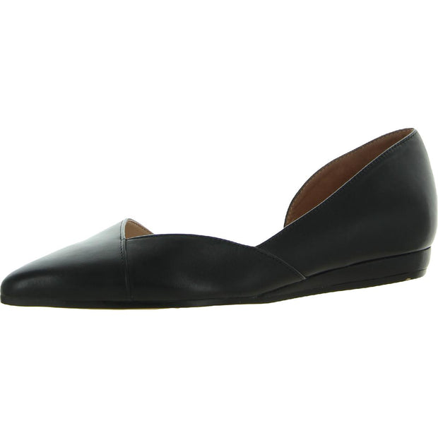Karla Womens Leather Pointed Toe D'Orsay