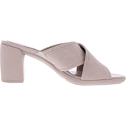 Genn-Rhythm Womens Criss-Cross Front Slip On Heels