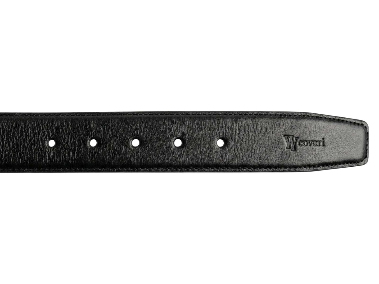 You Young Coveri A3245 Black Leather Adjustable Mens Belt