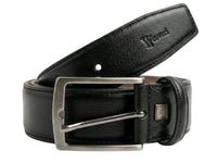 You Young Coveri A3245 Black Leather Adjustable Mens Belt