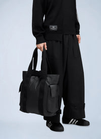 Y-3 Y-3 Women Logo Motif Work Tote Bag