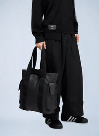 Y-3 Y-3 Men Logo Motif Work Tote Bag