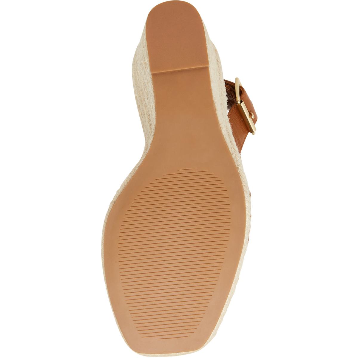 Uri Womens Buckle Espadrilles Wedge Sandals