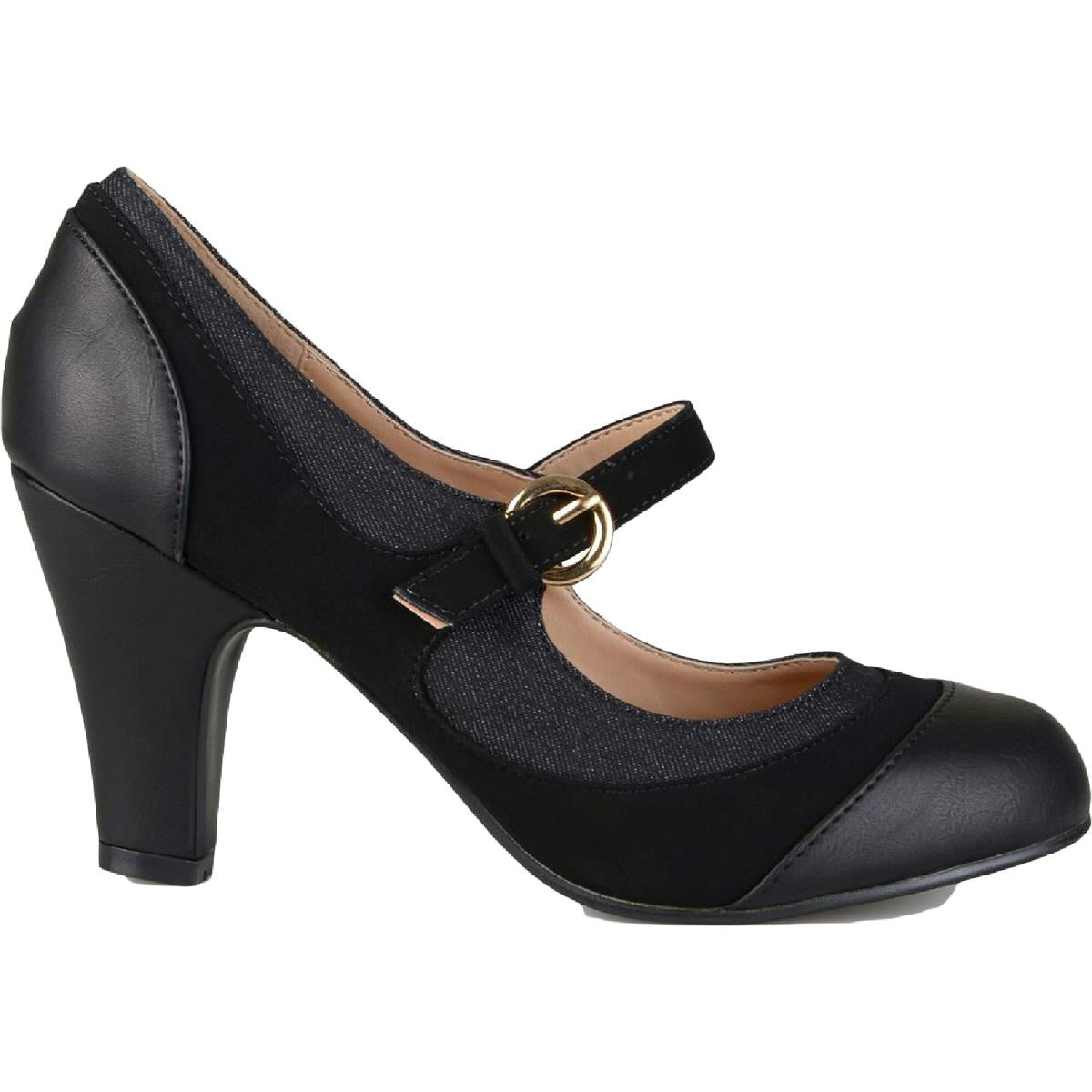 Siri Womens Faux Leather Dress Heels