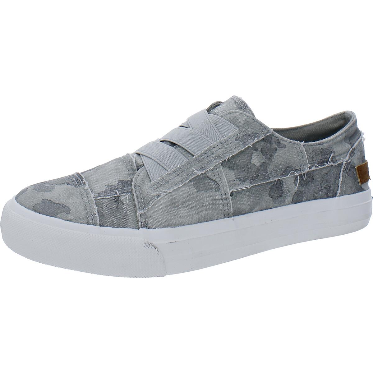 Marley Womens Comfort Insole Slip On Casual Shoes 7.5 Medium Gray Splatter Camo